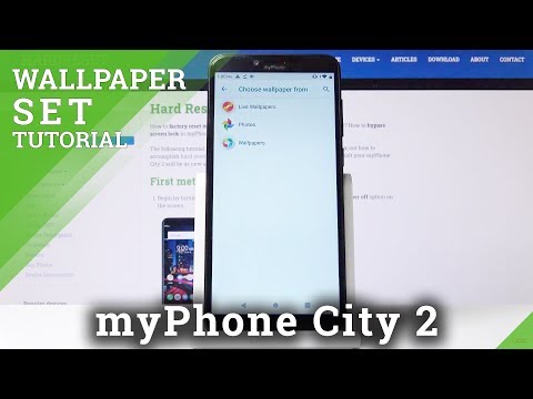 How to Change Wallpaper in myPhone City 2 – Set Your Favorite Picture as Wallpaper
