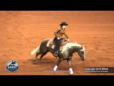 Wimpy Cee Wimpy Do ridden by Hannah L Mitchell  - 2015 NRHA Derby (NP Derby (Sec. 2))