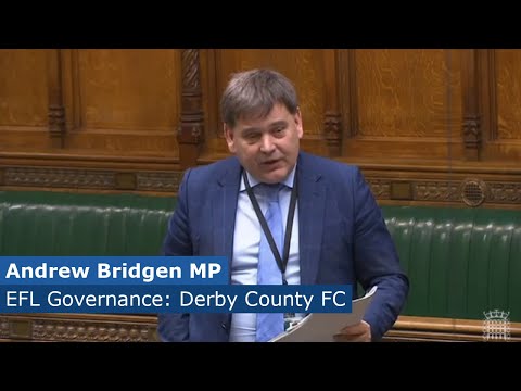 English Football League Governance: Derby County FC, 18 Jan 2022