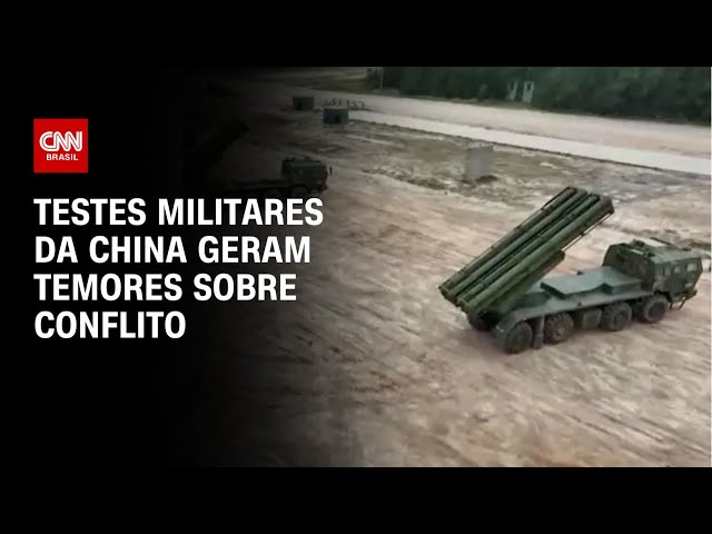Testes militares da China geram temores sobre conflito | WW