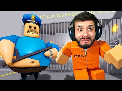 RAFÃO FUGINDO DA PRISÃO NO ROBLOX! - A Fuga da Prisão de Barry