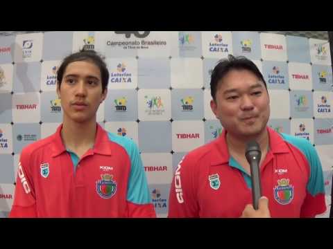 Hideo e Massao conquistam o ouro nas duplas pelo Absoluto A