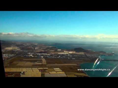 Love is Here - Landing in Lanzarote, Canary Islands on a Boeing 737-800