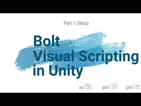 Make Game Without Code in Unity -Setting Up Bolt – Visual Scripting in ...