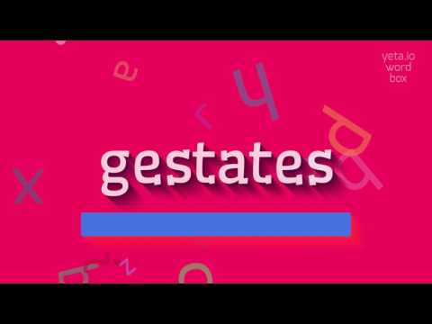 , title : 'GESTATES - HOW TO PRONOUNCE GESTATES? #gestates'