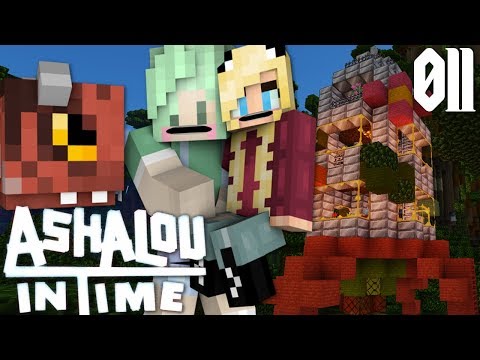 Ashalou In Time Ep.11 | FLOWER SPACESHIP | Prehistoric Modded Minecraft