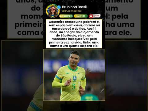 Casemiro emociona ao revelar que só teve uma cama só para ele aos 14 anos