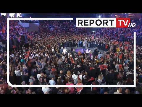 Report TV -Rama mbyll fushatën në Tiranë: Pësoi transformim të jashtëzakonshëm