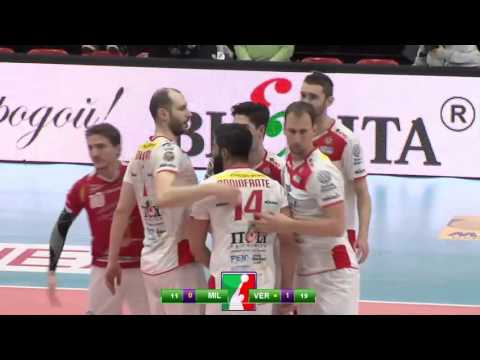 Superlega A1: Highlights Revivre Milano - Calzedonia Verona 0-3
