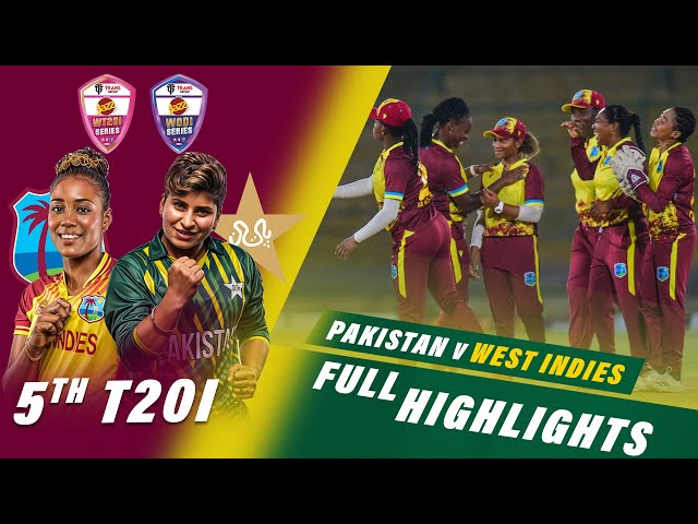 Full Highlights | Pakistan Women vs West Indies Women | 5th T20I 2024 | PCB | M2F2U