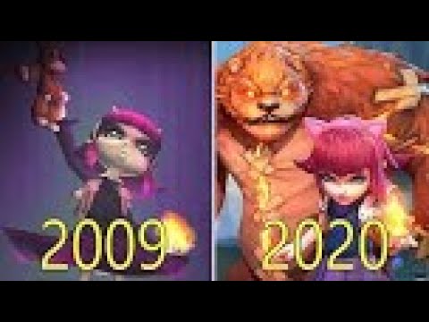 Evolution of League of legends 2009-2020