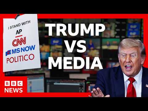 Why Fox News has sided with CNN in US media row with Trump | BBC News