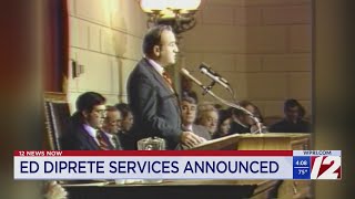 Services for former Gov. Ed DiPrete announced