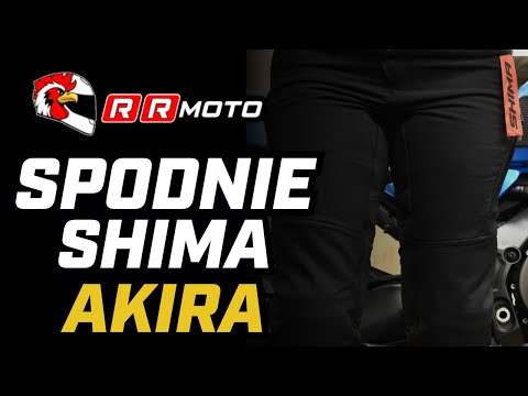 SHIMA AKIRA - jeansy motocyklowe z pojemnymi kieszeniami