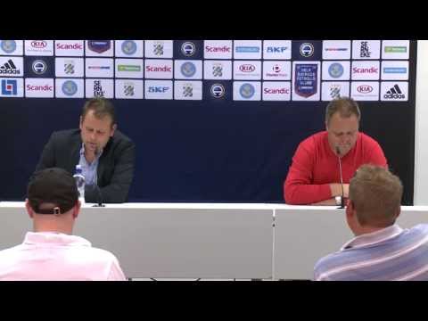 Presskonferensen efter IFK Göteborg - Helsingborgs IF