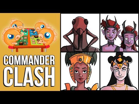 Commander Clash S6 E18: Viewer Submitted Decks! (Jolrael vs Locust God vs Mina & Denn vs Tasigur)