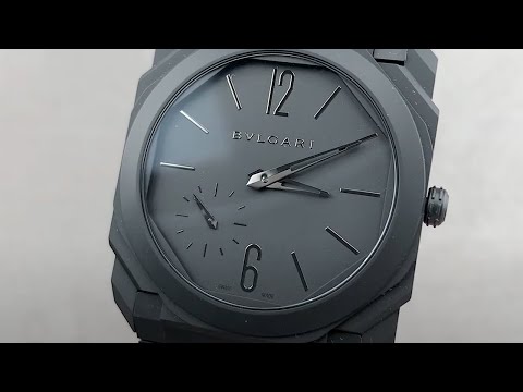 Bulgari Octo Finissimo Black Sandblasted Ceramic 103077 Bulgari Watch Review