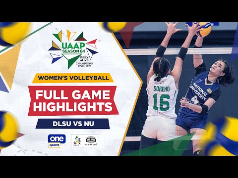 NU vs. DLSU highlights | UAAP Season 84 Women's Volleyball