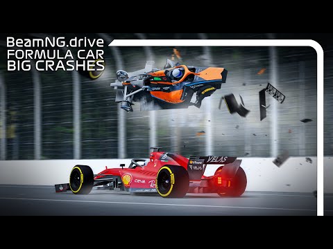 Formula Car BIG CRASHES #6 | BeamNG.drive | FR17 F1 MOD