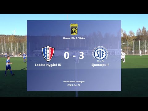 230427 Lödöse Nygård IK - Sjuntorps IF, Höjdpunkter