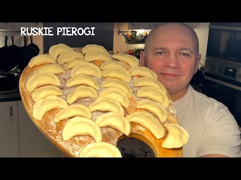 Ruthenian pierogi (dumplings) like grandma's. The secret of soft dough!