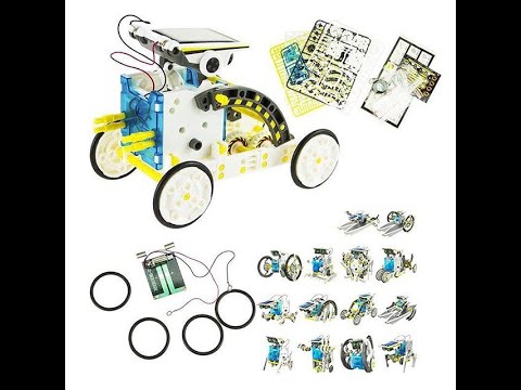 Конструктор робот на солнечных батареях Solar Robot 14 в 1
