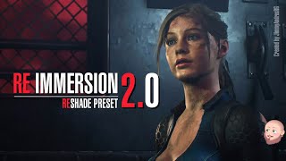 RE2R: RE IMMERSION - RESHADE 2.0 FULL TUTORIAL (Plus No vignette / anti-aliasing tweaks. DX11 ONLY)