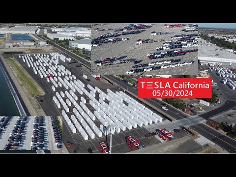 303 Tesla Megapacks spotted at Lathrop Megafactory as Q2 approaches final month