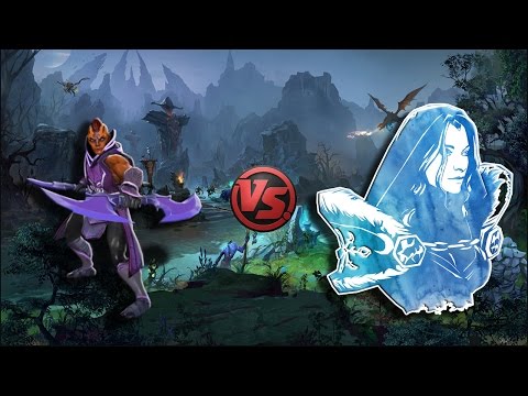[MidAndFeed] Anti Mage VS Crystal Maiden (Dota 2 Mid Only)