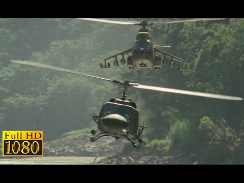 Rambo First Blood 2 (1985) - Helicopter Vs Helicopter Scene (1080p) FULL HD