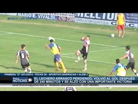 Primera "D" 2013/2014 - Fecha 26 - Sportivo Barracas 1 Alem 2