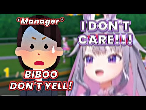 Biboo's manager told her not to yell but Biboo...