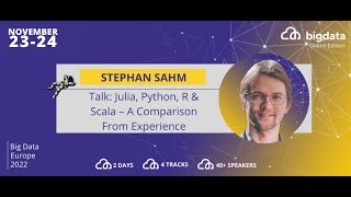 Stephan Sahm: Julia, Python, R & Scala – A Comparison From Experience