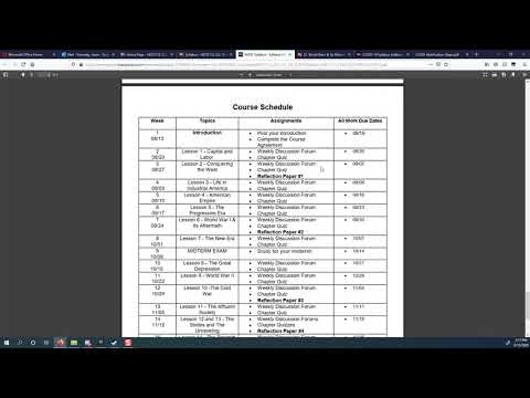 HIST 2112 CRN 20376 Introduction Video