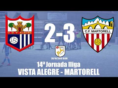 Resumen 14ª Jornada⚽ ✅VISTA ALEGRE  [2-3] 🏆MARTORELL JUVENIL2019-20 4K