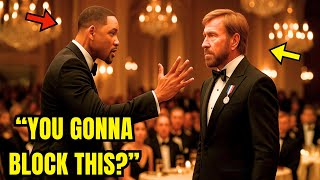 Will Smith Tries to Slap Chuck Norris — Gets Launched Off the Stage