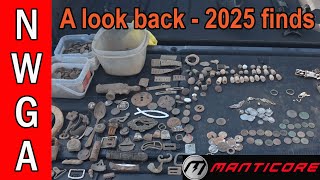 A look back at my metal detecting finds from 2025 with the Minelab Manticore & XP Deus 2.