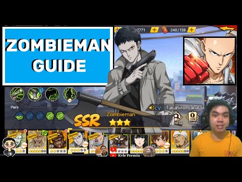 Zombieman Guide! | Gear and Lineup | One Punch Man: The Strongest