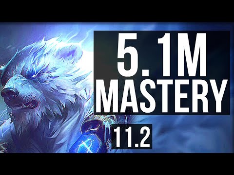 VOLIBEAR vs CAMILLE (TOP) | 5.1M mastery, 7/2/8, 600+ games | BR Diamond | v11.2