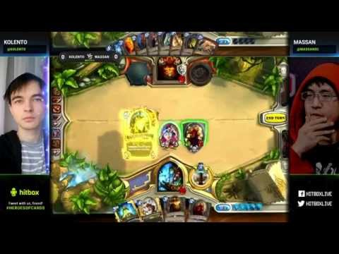 HEARTHSTONE - KOLENTO vs MASSAN - Heroes Of Cards 2 - Viciuslab