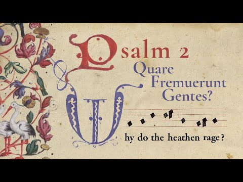 Psalm 2 (The King Messiah) - SATB Choir - Gregorian Chant in English