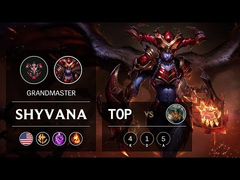 Shyvana Top vs Olaf - NA Grandmaster Patch 9.19