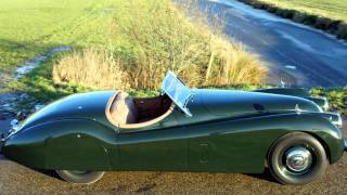 preview picture of video '1954 jaguar XK 120 OTS - roadster (HD photo video with stereo engine sounds!)'