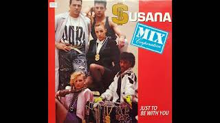 Susana Mix Corporation – Just To Be With You (Versión Inglesa Y Española) 12", (1990, Spain)