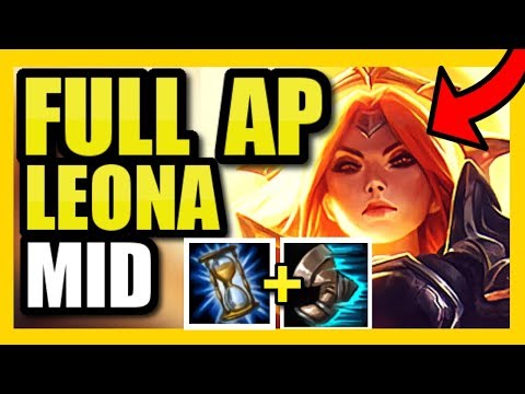 FULL AP LEONA MID!  E+Q DOES *HOW* MUCH DAMAGE?! || Leona Mid Season 9