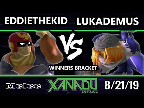 S@X 316 SSBM - EddieTheKid (Captain Falcon) Vs. Lukademus (Sheik) Smash Melee Winners Round 2