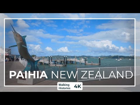 Paihia, Bay of Islands | New Zealand Walking Tour 4K