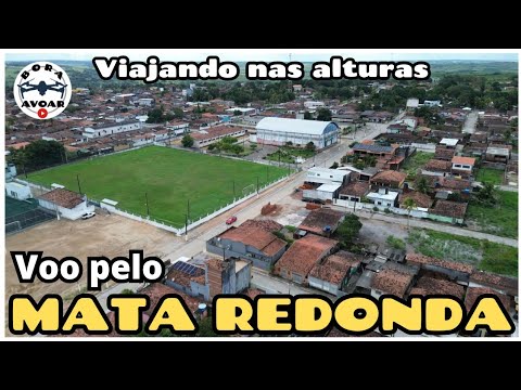 Passeio aéreo pelo DISTRITO DE MATA REDONDA no município de Alhandra na Paraíba