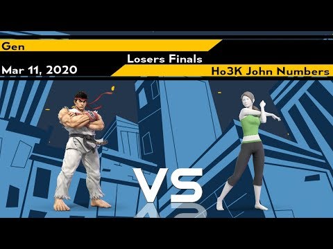 [Smash Ultimate] Xeno204 (L.Finals) - Gen vs Ho3K John Numbers