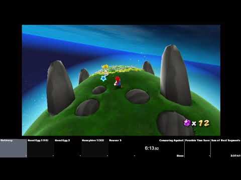 Super Mario Galaxy Any% (Mario) 1P Speedrun in 2:43:11
